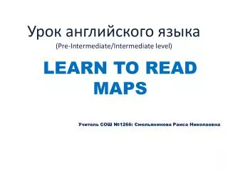 pre intermediate intermediate level