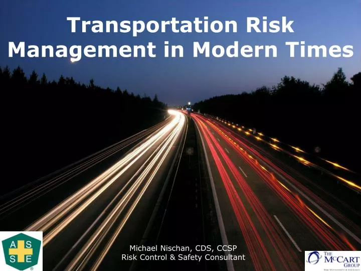 transportation risk management in modern times