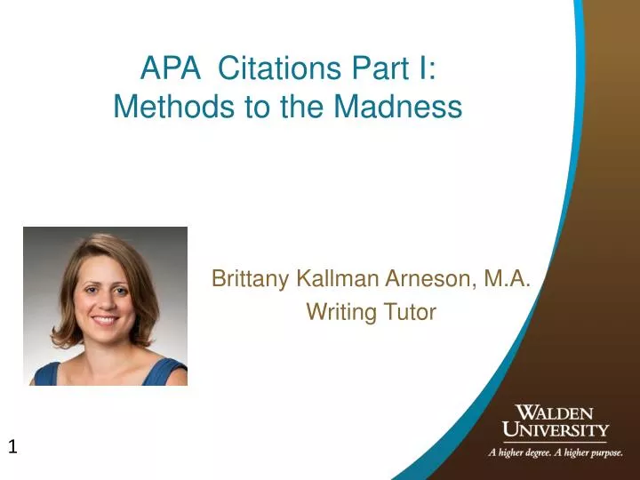 apa citations part i methods to the madness