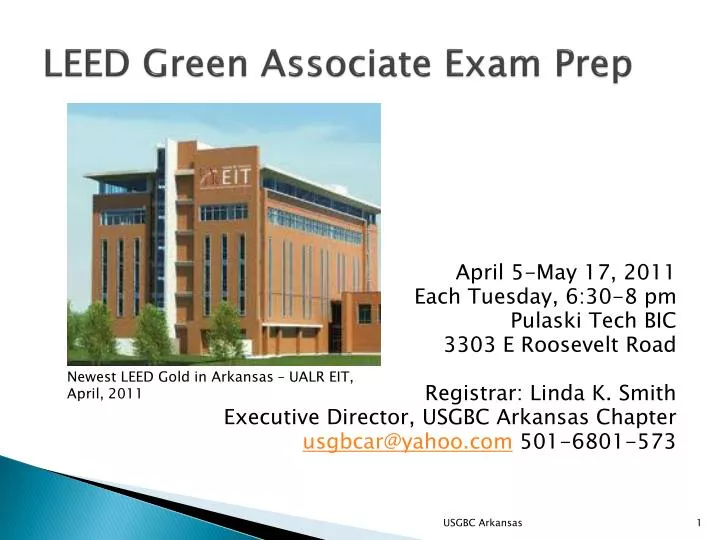 leed green associate exam prep