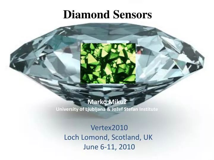 diamond sensors
