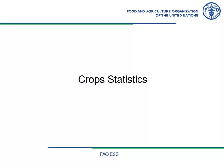 crops statistics