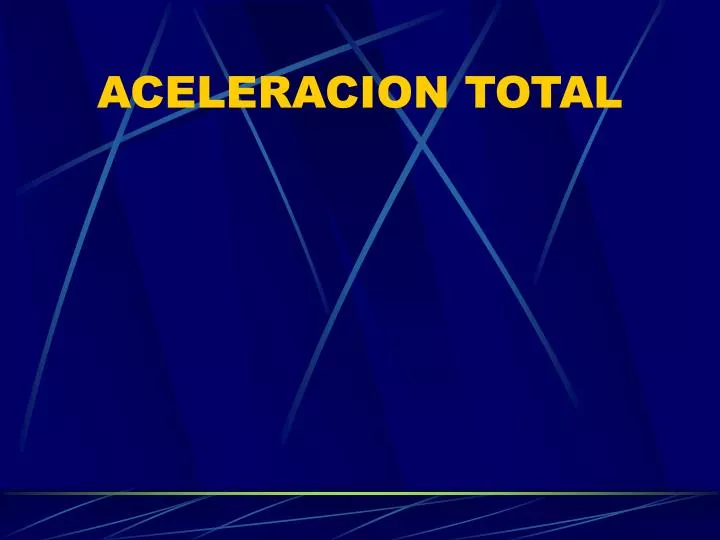 aceleracion total