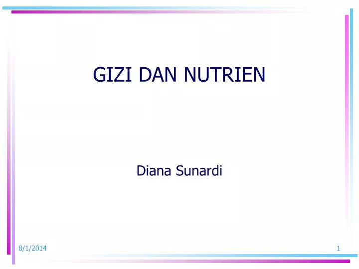 gizi dan nutrien