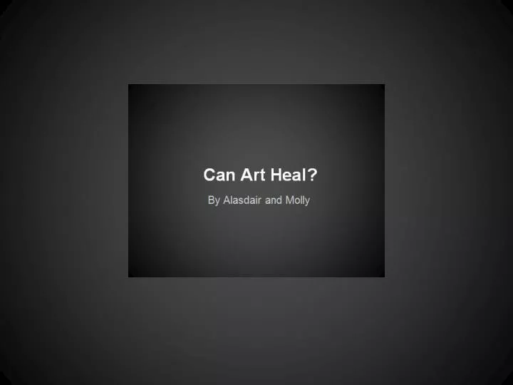 can art heal