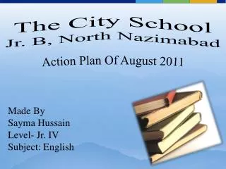 The City School Jr. B, North Nazimabad