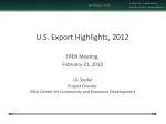 U.S. Export Highlights, 2012