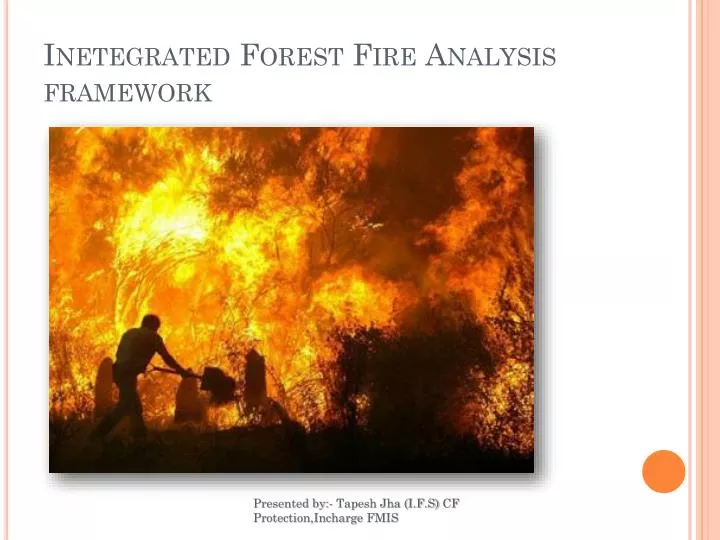 inetegrated forest fire analysis framework