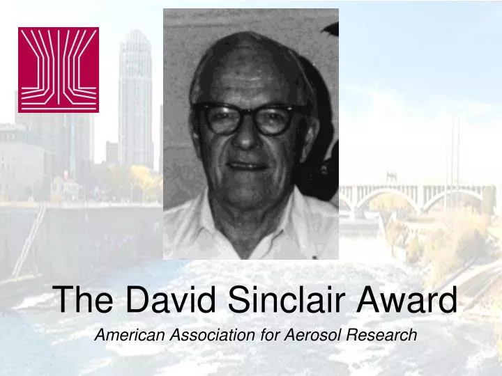 the david sinclair award