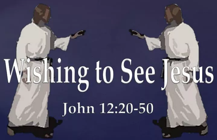 wishing to see jesus