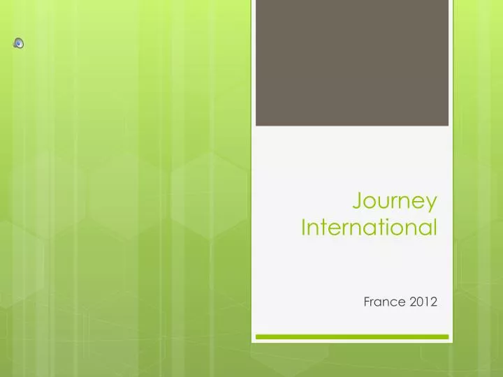 journey international