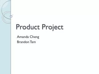 Product Project