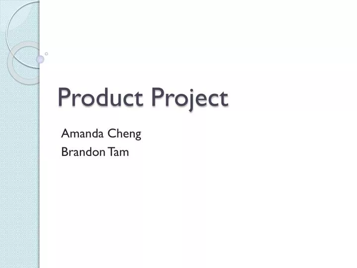 product project