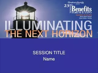 session title name