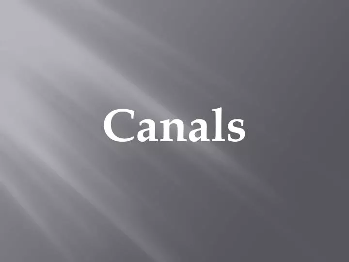 canals