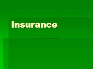 insurance