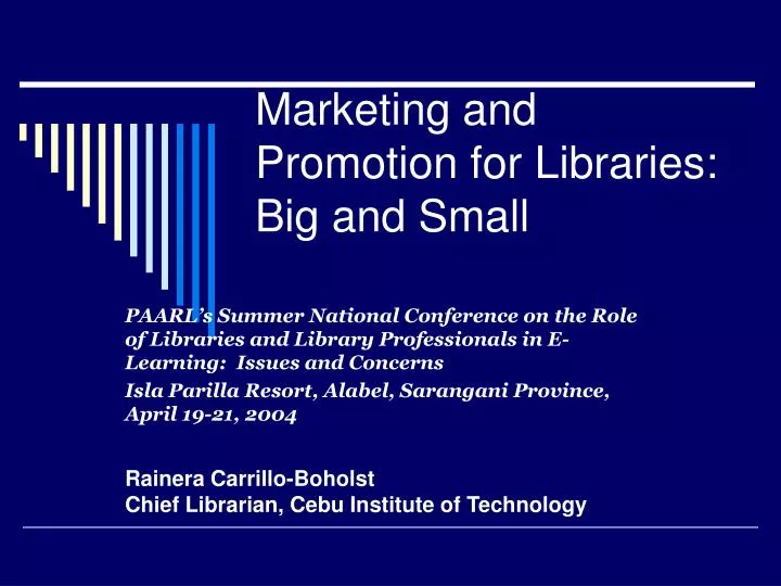 marketing and promotion for libraries big and small