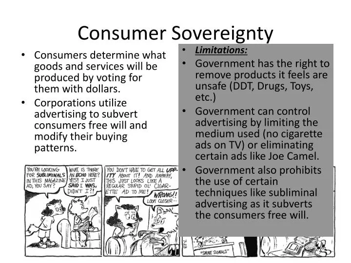 consumer sovereignty