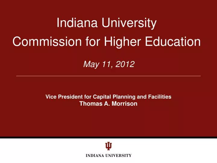 indiana university commission for higher education