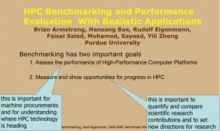 this is important for machine procurements and for understanding where HPC technology is heading