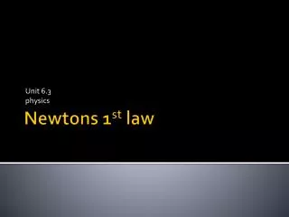 unit 6 3 physics