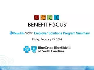Employer Solutions Program Summary