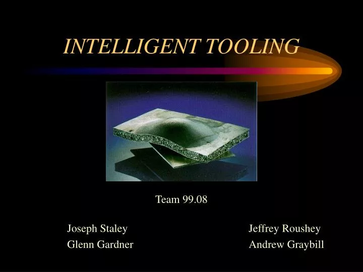 intelligent tooling