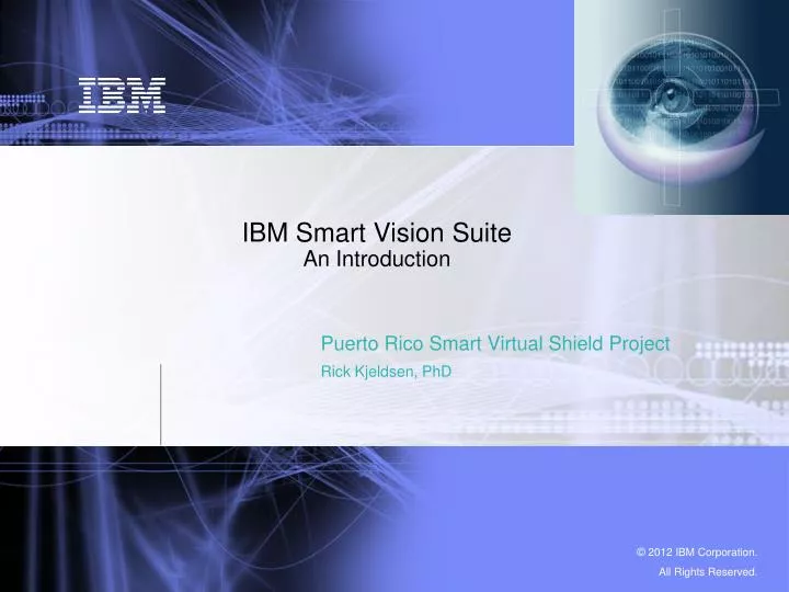 ibm smart vision suite an introduction