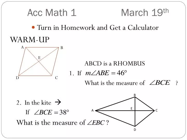 acc math 1 march 19 th