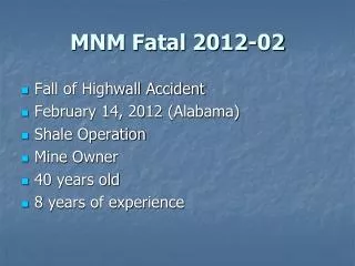 MNM Fatal 2012-02