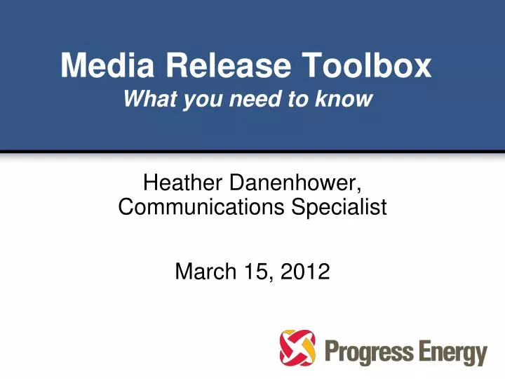 media release toolbox what you need to know