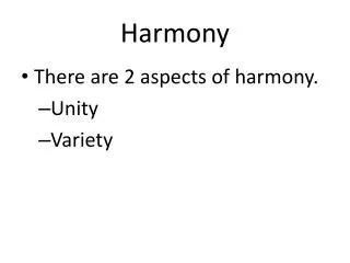 Harmony