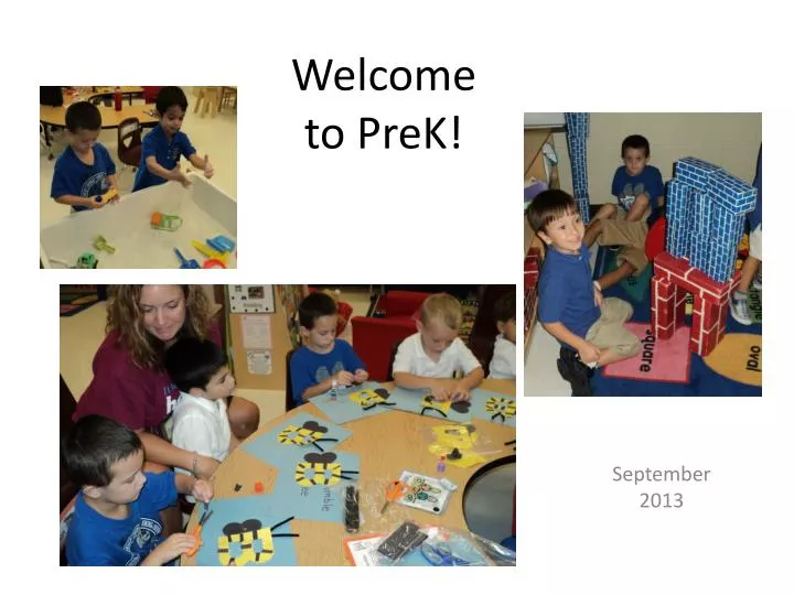 welcome to prek