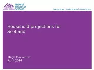 Household projections for Scotland