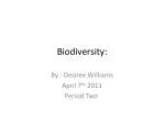 Biodiversity: - slide 1