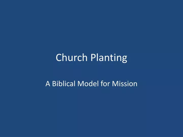 church planting