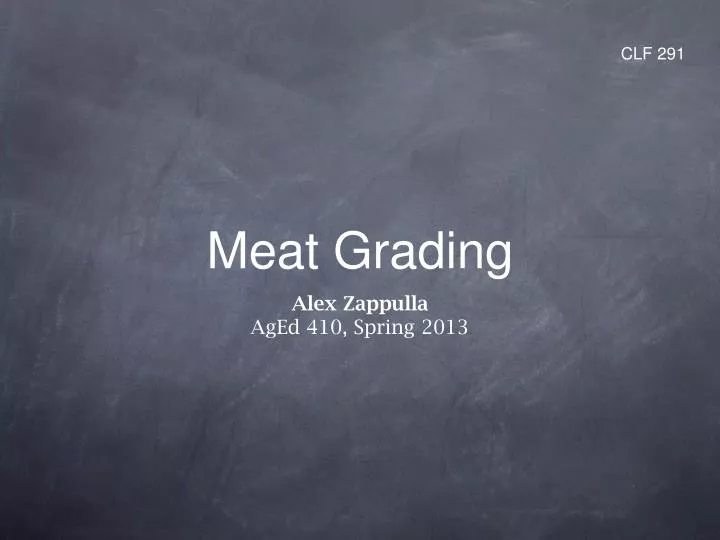 meat grading