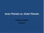 Inner Planets vs. Outer Planets - slide 1
