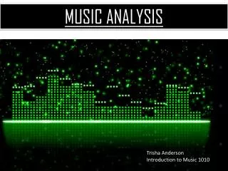 MUSIC ANALYSIS