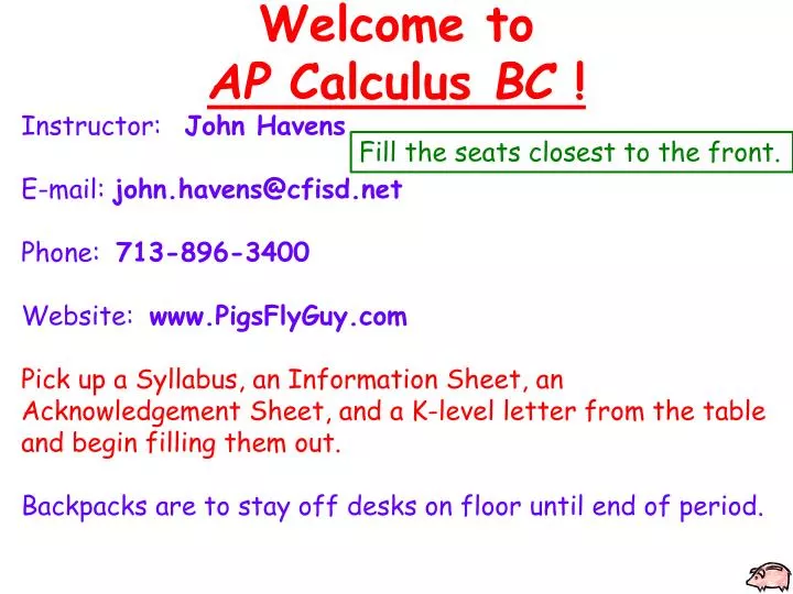 welcome to ap calculus bc