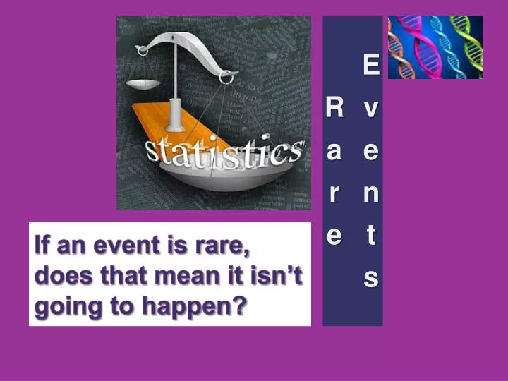 if an event is rare does that mean it isn t going to happen