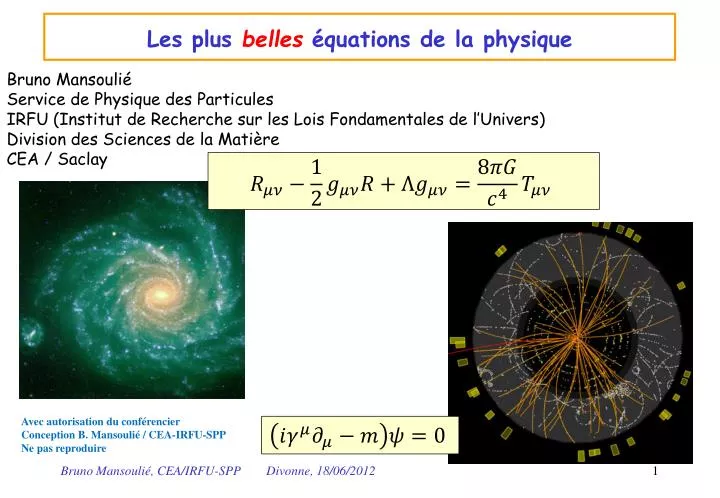 les plus belles quations de la physique