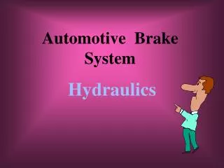 Automotive Brake System