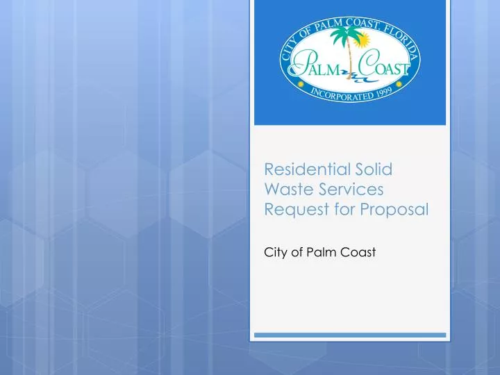residential solid waste services request for proposal