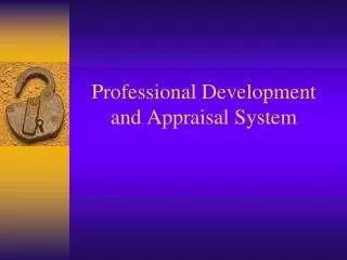 Professional Development and Appraisal System