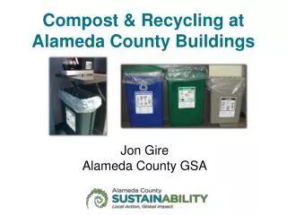 Compost &amp; Recycling at Alameda County Buildings