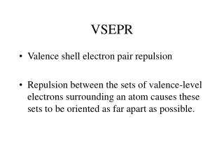 VSEPR