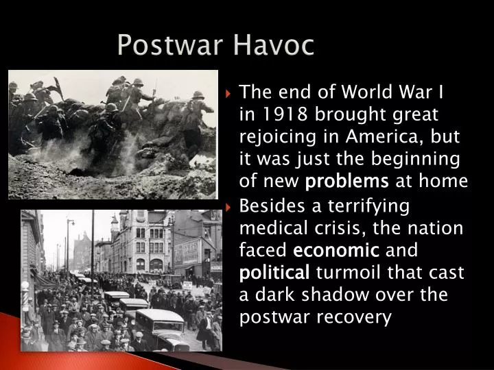 postwar havoc