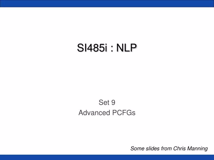 si485i nlp