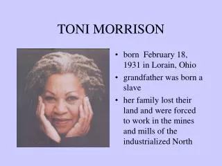 toni morrison